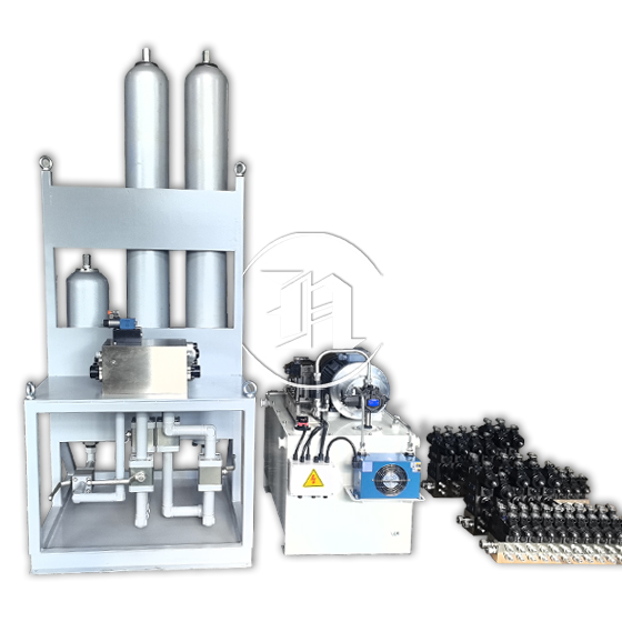 Durability testing machine hydraulic station